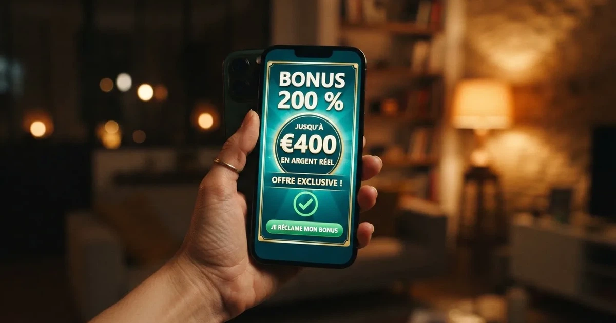 Casino avec bonus 200 % en France en 2026 : comparatif et coût réel